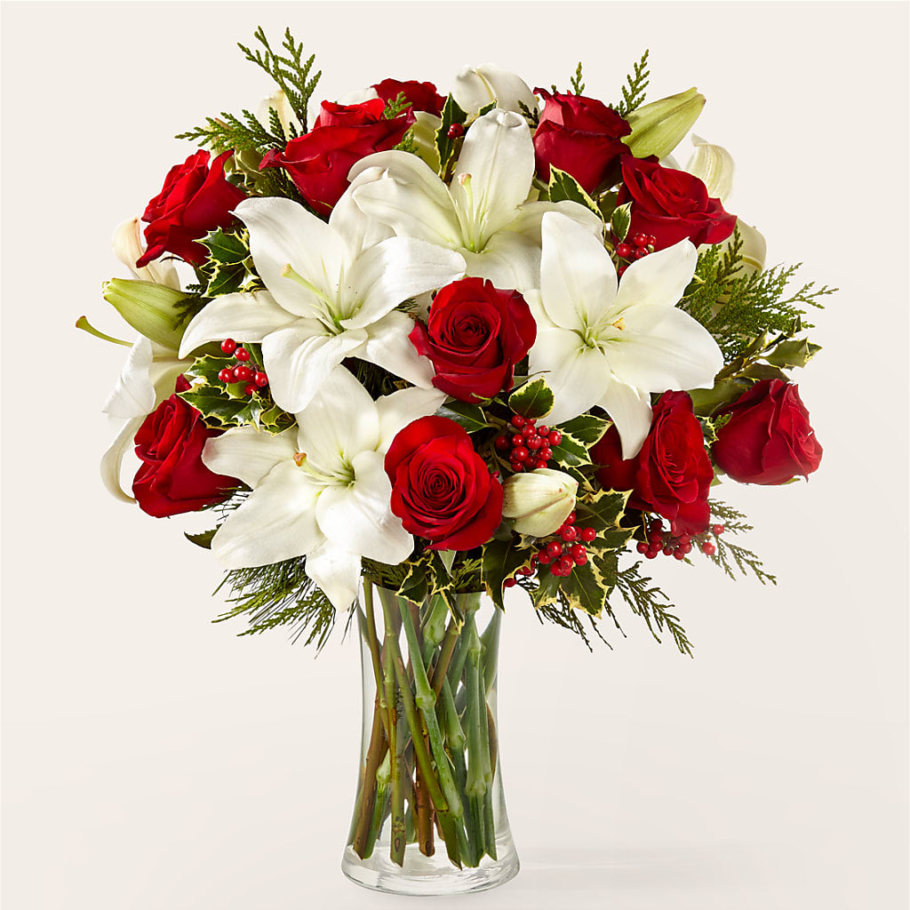 Sparkling Snowflakes Bouquet – Roseland Floral Co Inc, Charlotte NC