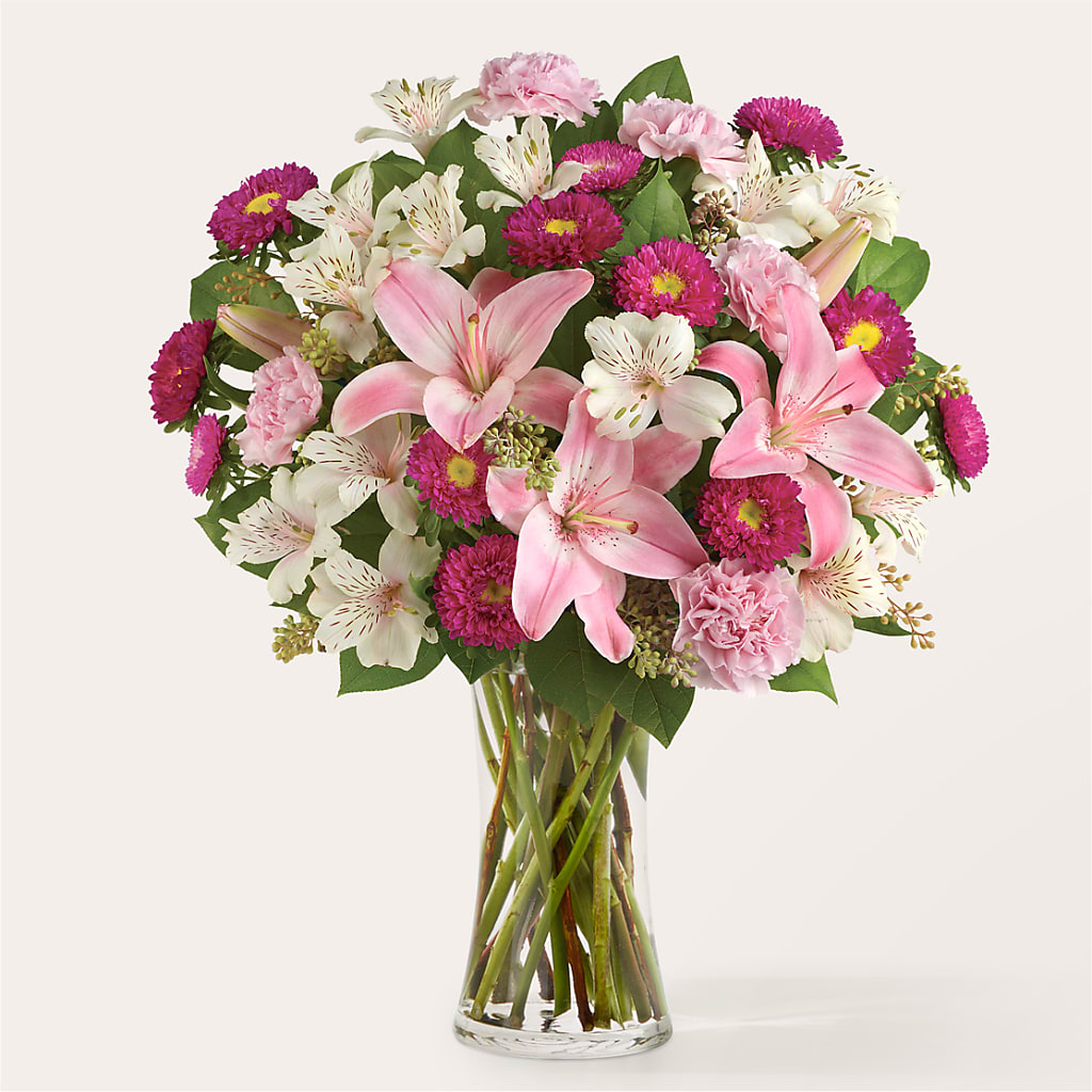 Feeling Fuchsia Bouquet – Roseland Floral Co Inc, Charlotte NC