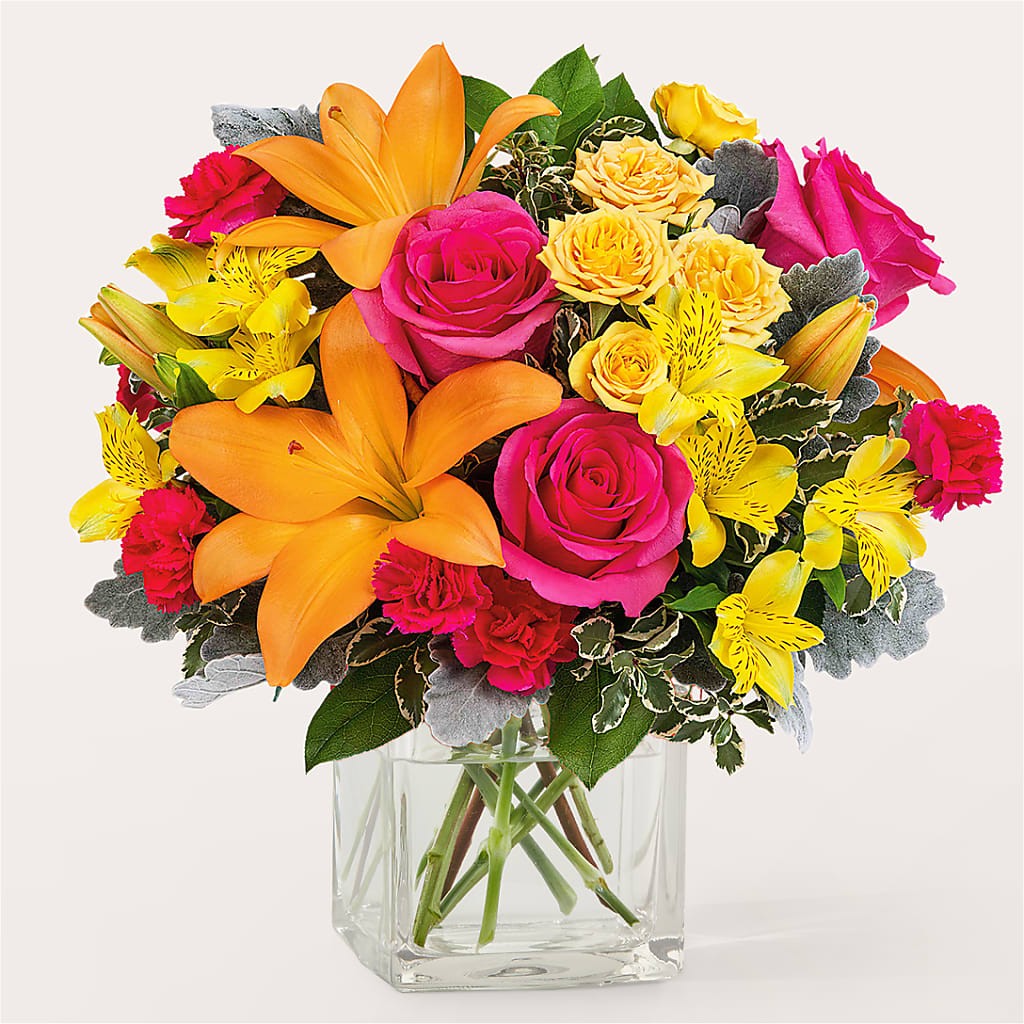 To the Tropics Bouquet – Roseland Floral Co Inc, Charlotte NC