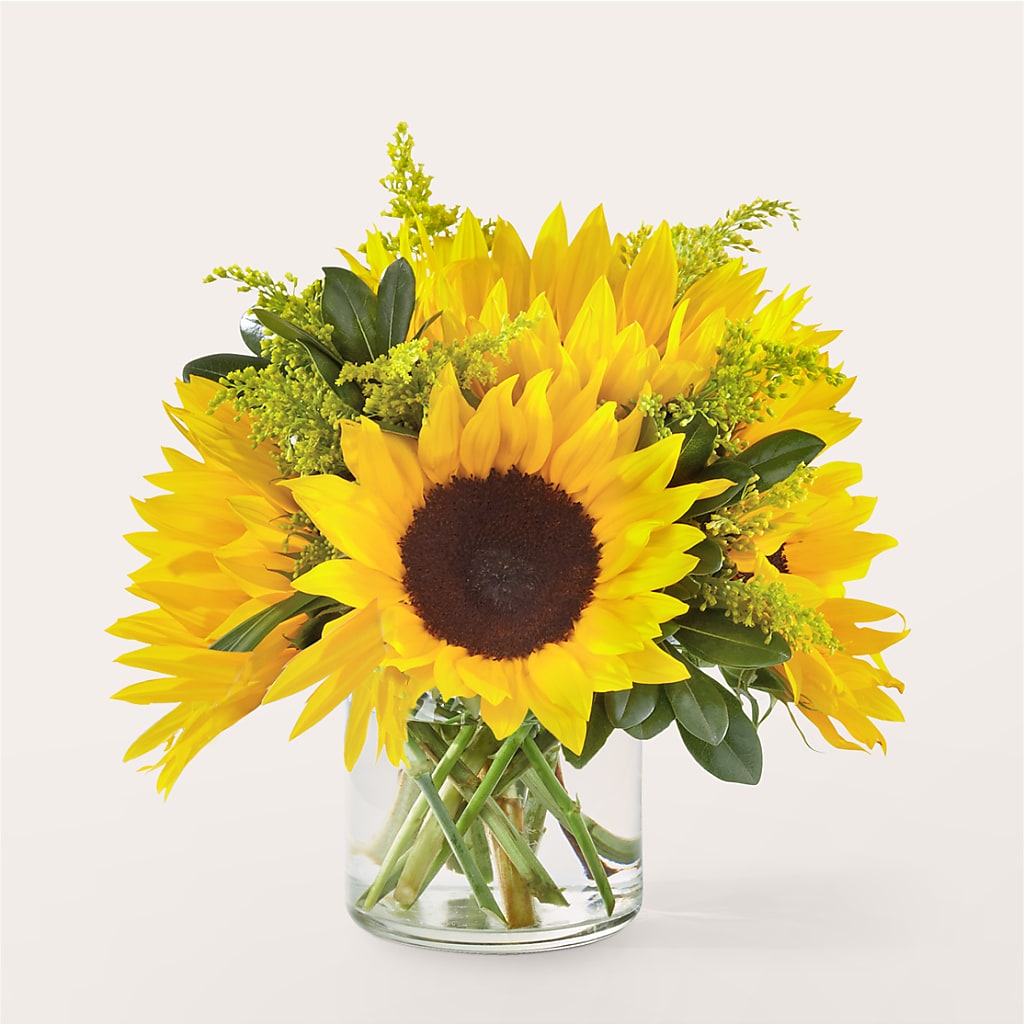 Beaming Sunflower Bouquet – Roseland Floral Co Inc, Charlotte NC