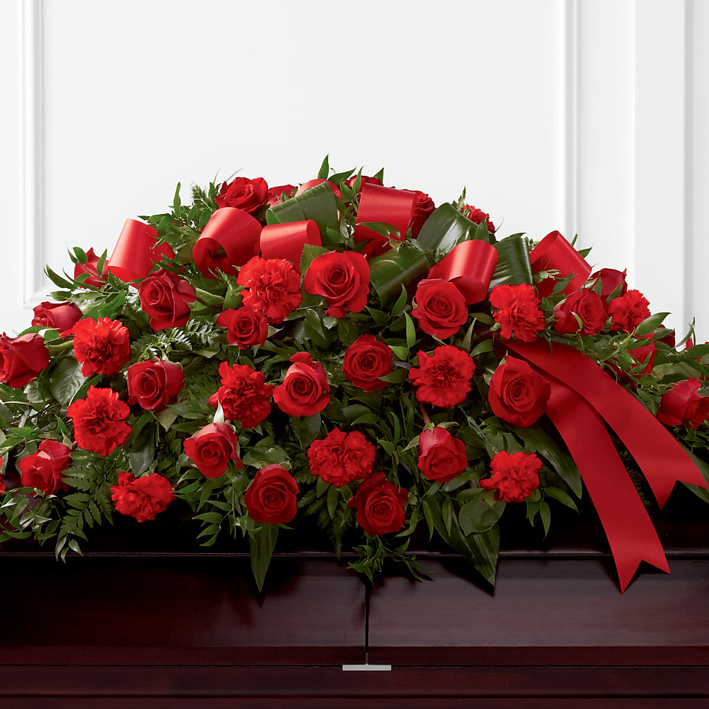 Tribute of Life Casket Spray – Roseland Floral Co Inc, Charlotte NC