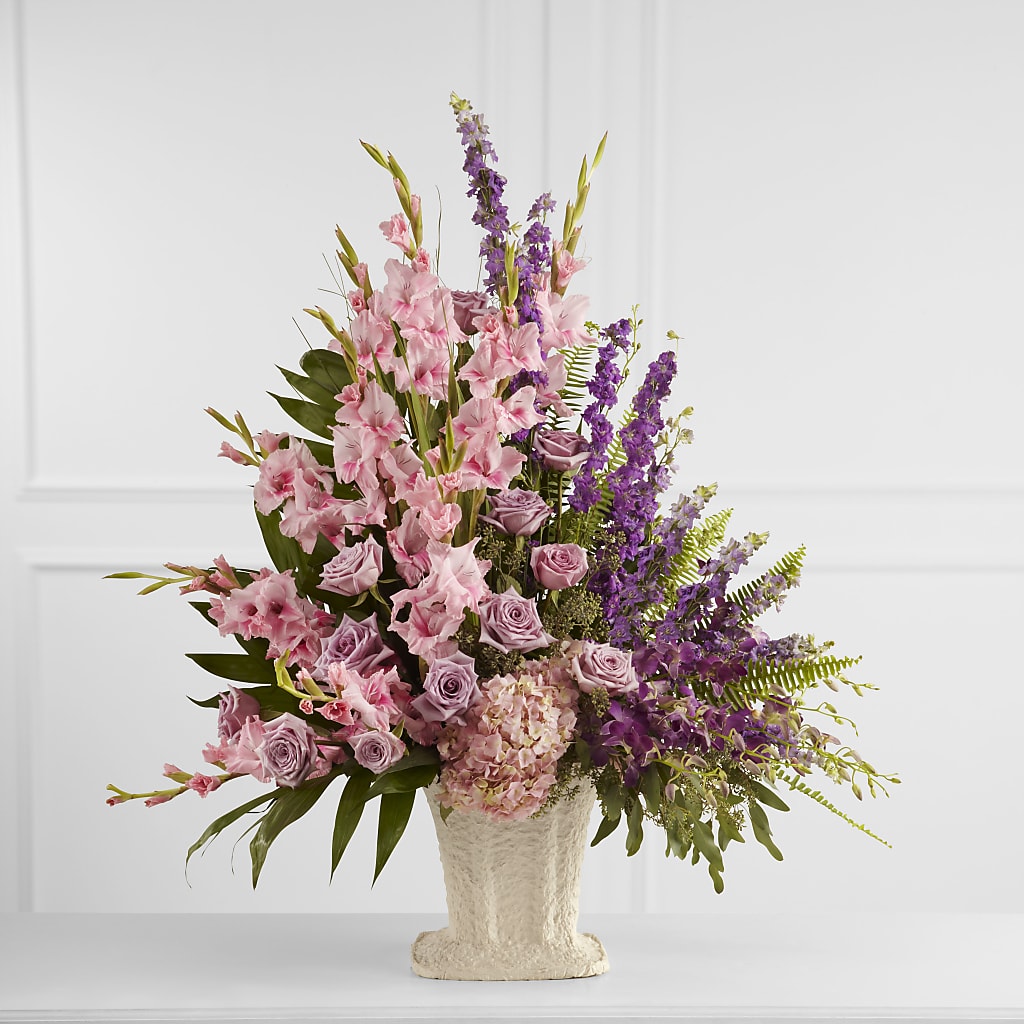 Flowing Garden Arrangement – Roseland Floral Co Inc, Charlotte NC