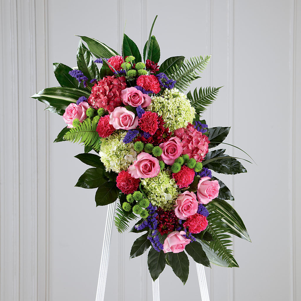 Refreshing Mix Standing Spray – Roseland Floral Co Inc, Charlotte NC