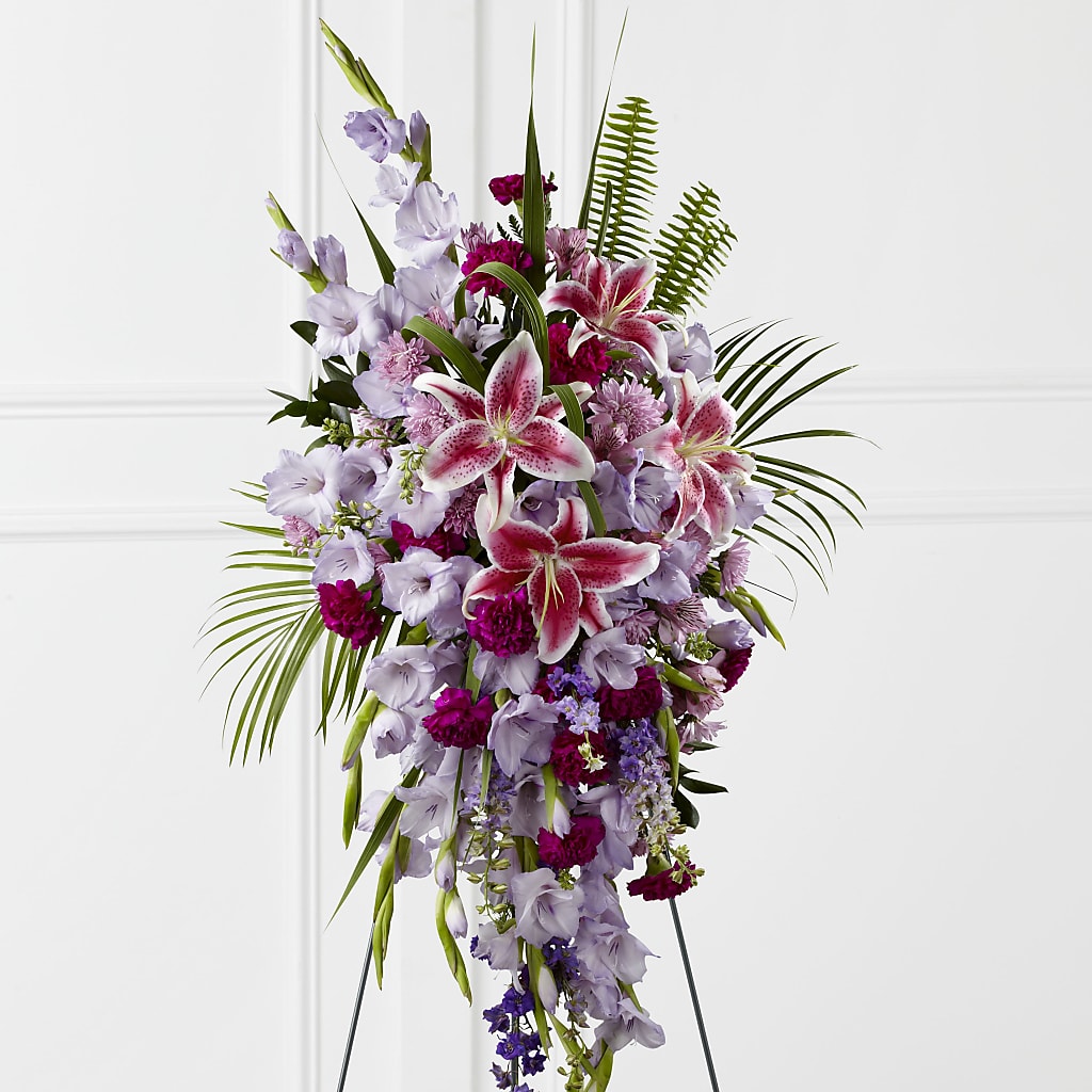 Tender Touch Standing Spray – Roseland Floral Co Inc, Charlotte NC