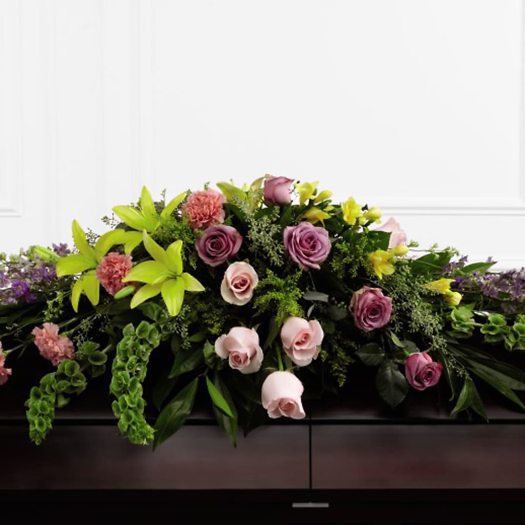 Forever Beloved Casket Spray – Roseland Floral Co Inc, Charlotte NC