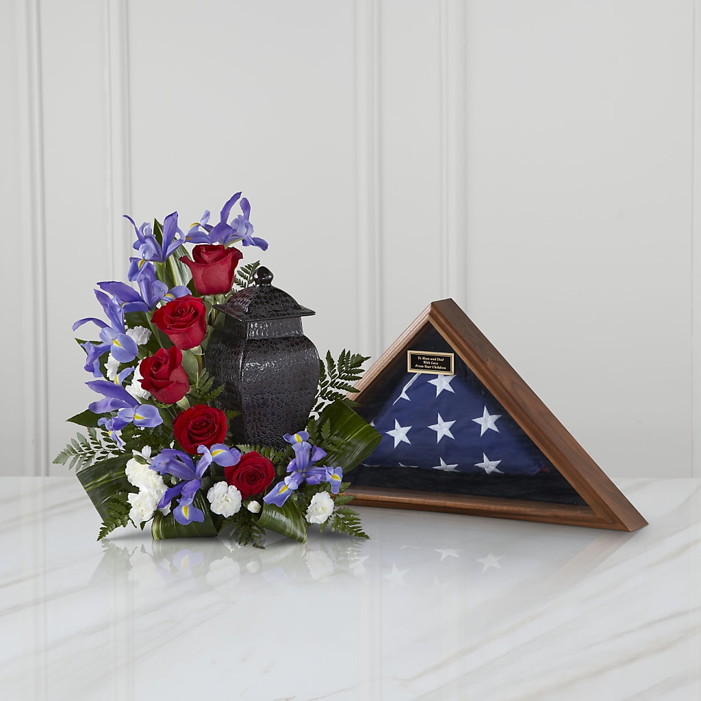 Patriotic Tribute Arrangement – Roseland Floral Co Inc, Charlotte NC