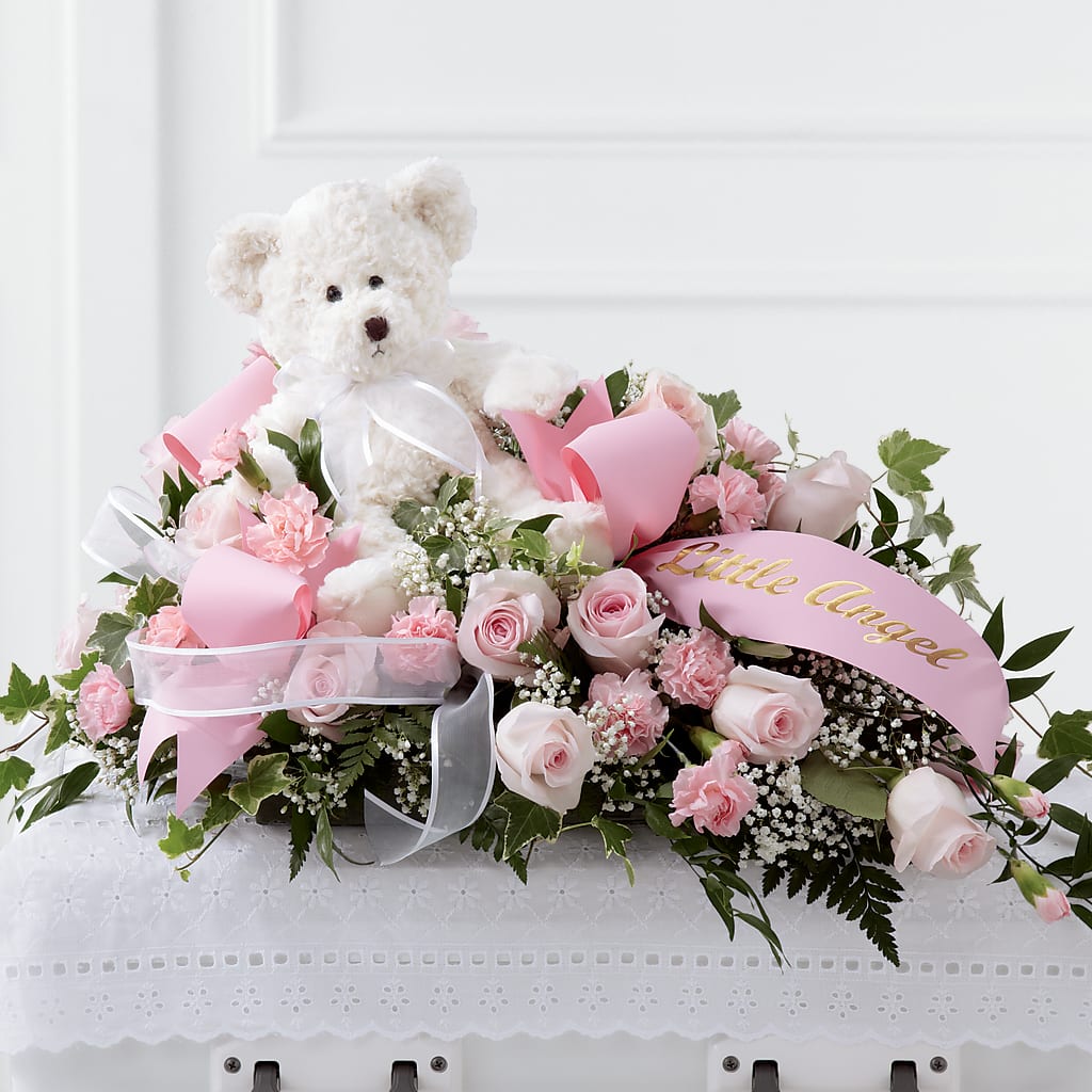 Touch of Sympathy Casket Spray – Roseland Floral Co Inc, Charlotte NC