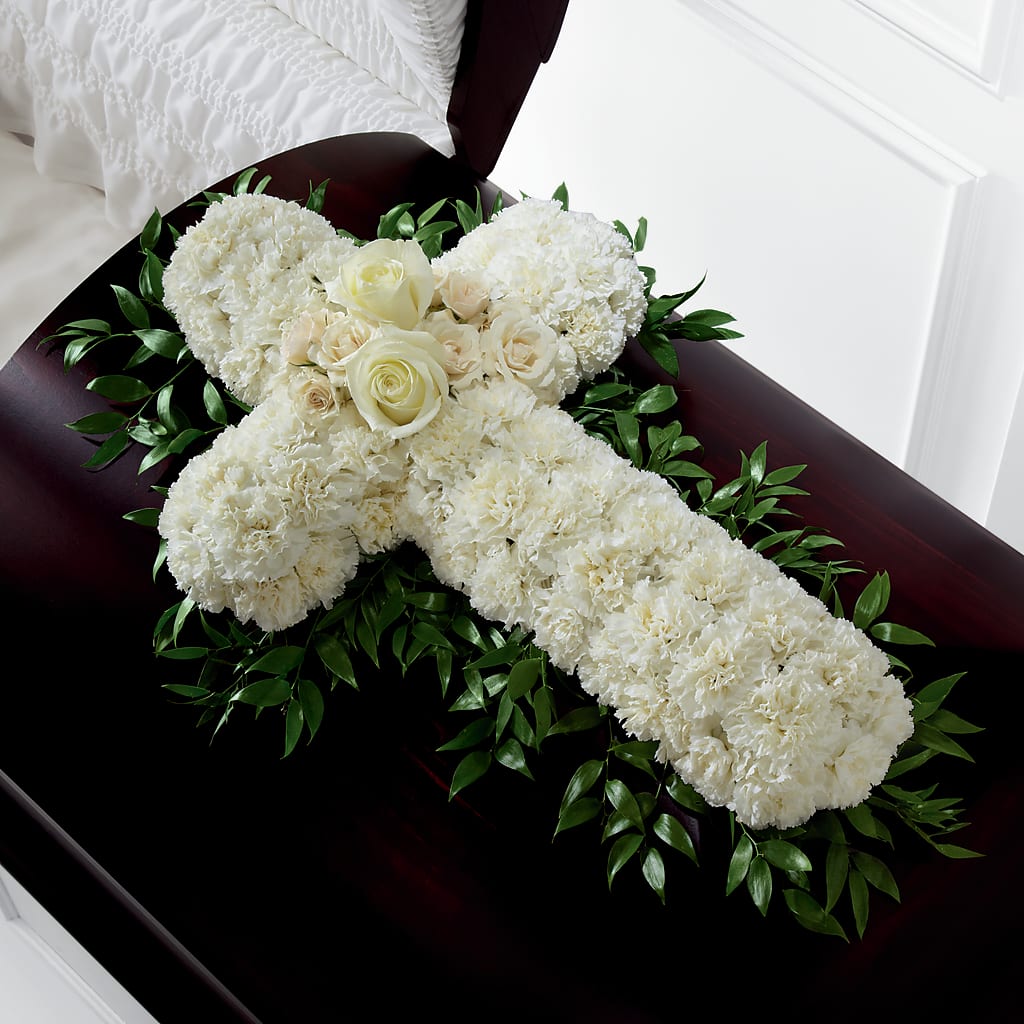 Peaceful Memories Casket Spray (Standard) – Roseland Floral Co Inc, Charlotte NC