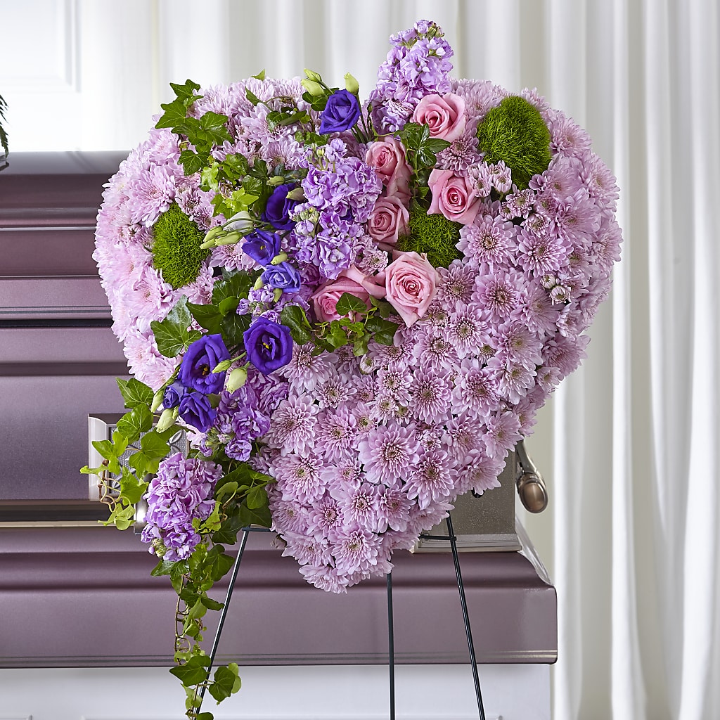Treasured Love Standing Heart – Roseland Floral Co Inc, Charlotte NC