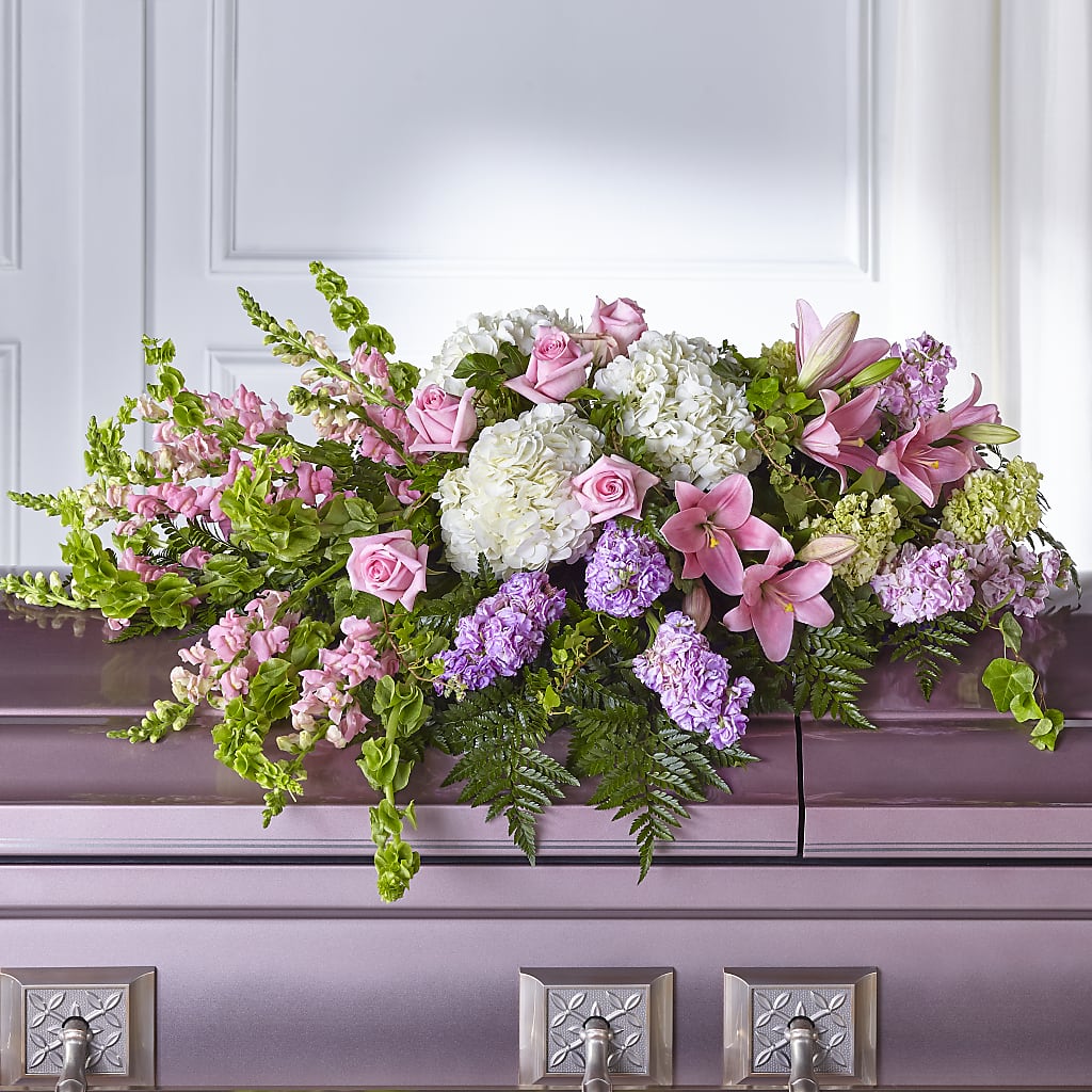 Life's Gratitude Casket Spray – Roseland Floral Co Inc, Charlotte NC