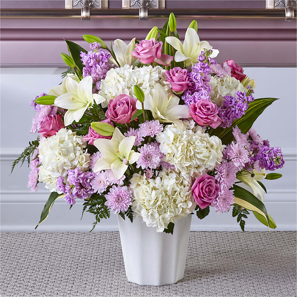 Heaven Sent Floor Basket – Roseland Floral Co Inc, Charlotte NC