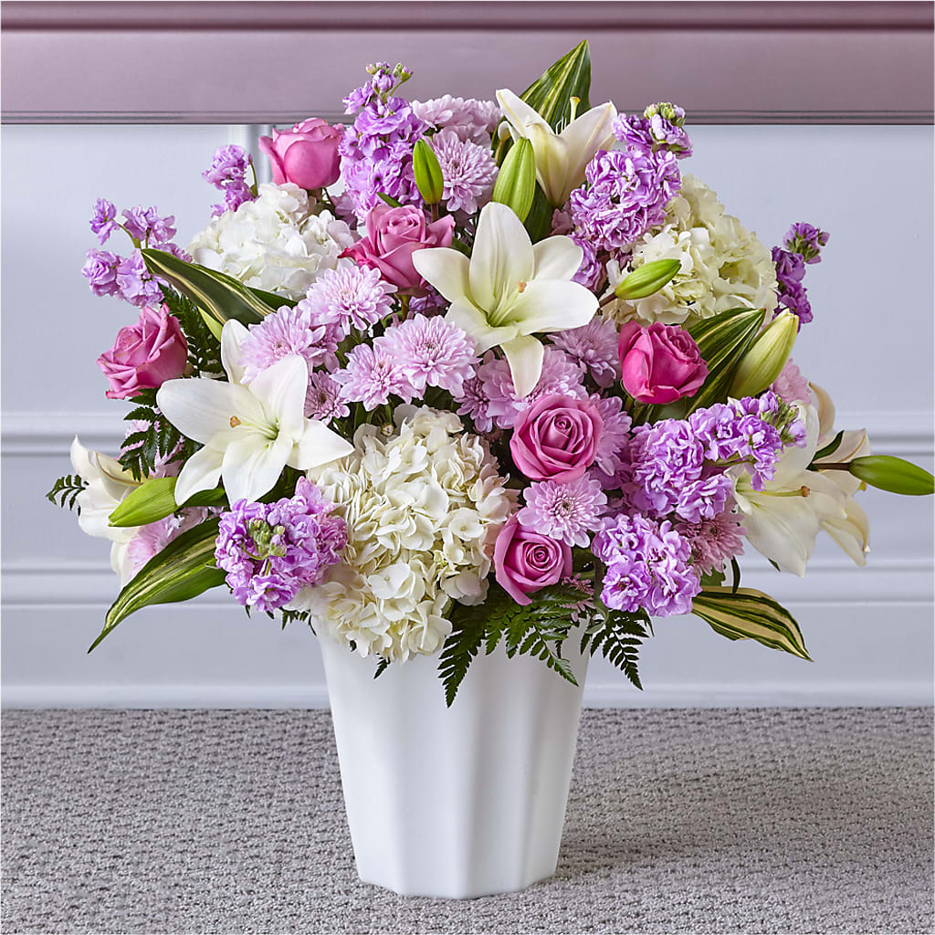 Heaven Sent Floor Basket – Roseland Floral Co Inc, Charlotte NC
