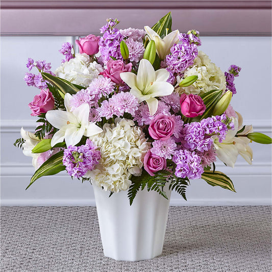 Heaven Sent Floor Basket – Roseland Floral Co Inc, Charlotte NC