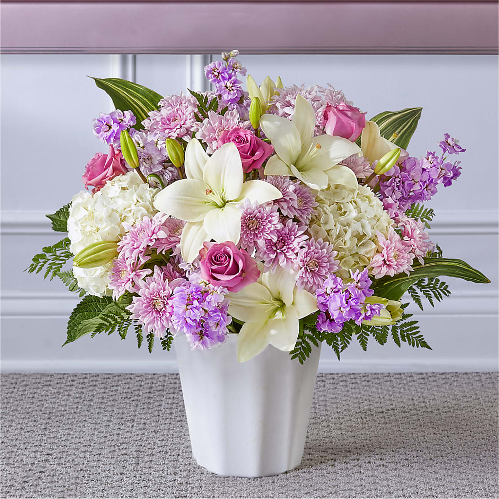 Heaven Sent Floor Basket – Roseland Floral Co Inc, Charlotte NC
