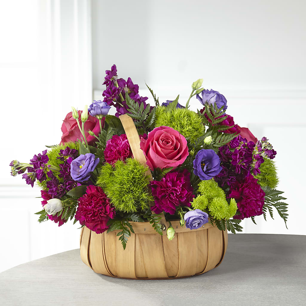 Serene Sanctuary Basket – Roseland Floral Co Inc, Charlotte NC