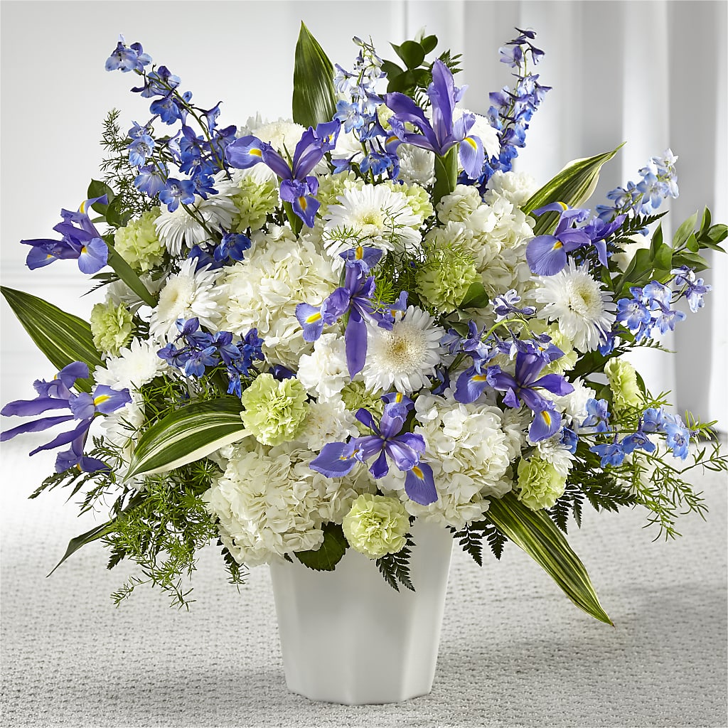 Soft Serenity Floor Basket – Roseland Floral Co Inc, Charlotte NC