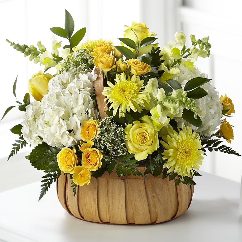 Rustic Remembrance Basket – Roseland Floral Co Inc, Charlotte NC
