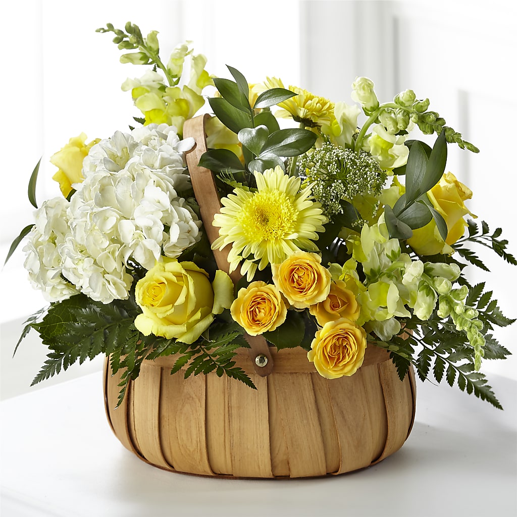 Rustic Remembrance Basket – Roseland Floral Co Inc, Charlotte NC