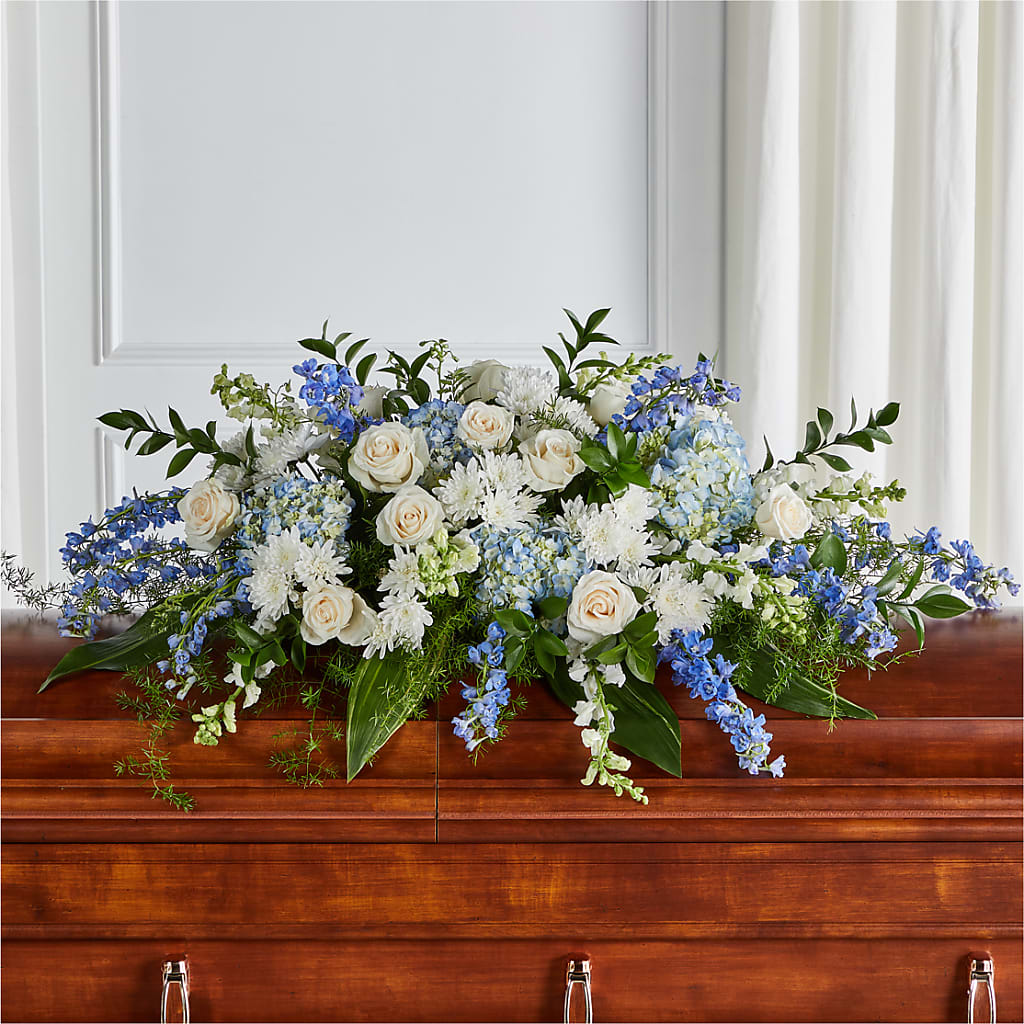 Timeless Essence Casket Spray – Roseland Floral Co Inc, Charlotte NC