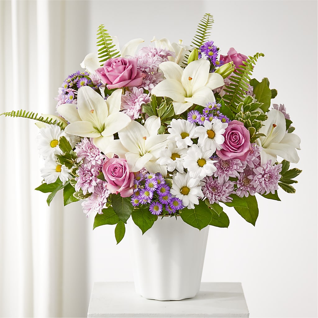 Warmest Thoughts Tabletop Basket – Roseland Floral Co Inc, Charlotte NC
