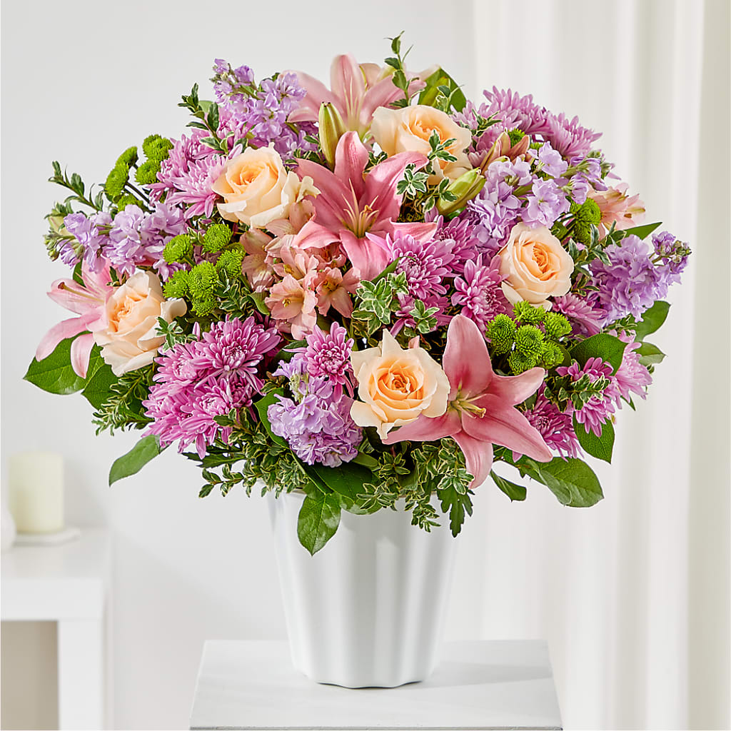 Supportive Embrace Tabletop Basket – Roseland Floral Co Inc, Charlotte NC