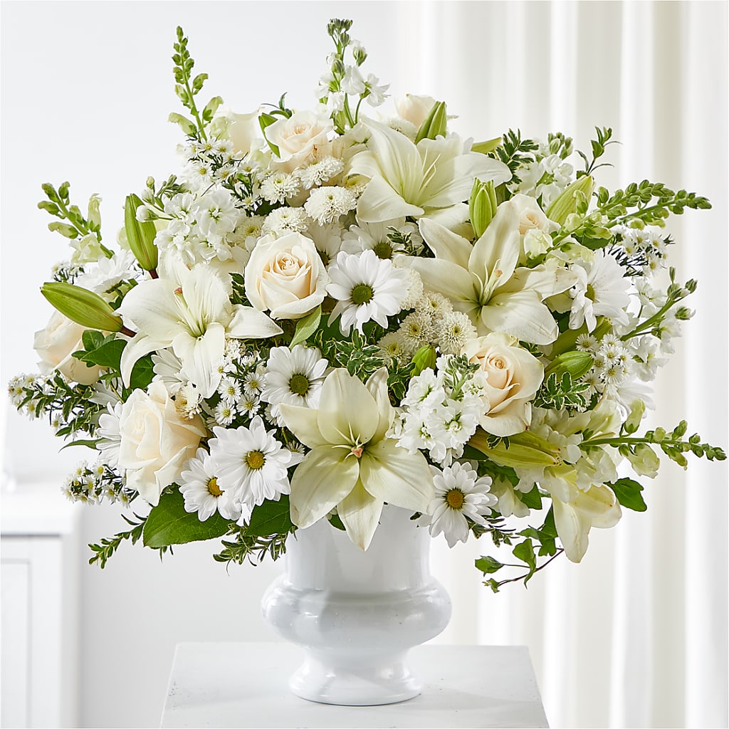 Uplifting Urn Arrangement – Roseland Floral Co Inc, Charlotte NC