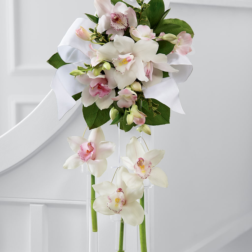 Perfect Entrance Pew Arrangement – Roseland Floral Co Inc, Charlotte NC