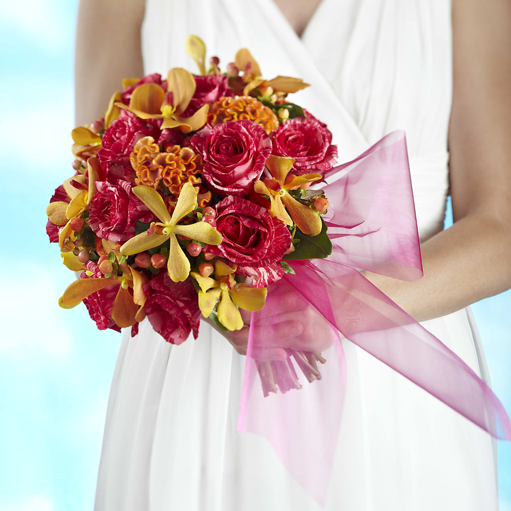 Brilliant Shades of Love Bouquet – Roseland Floral Co Inc, Charlotte NC