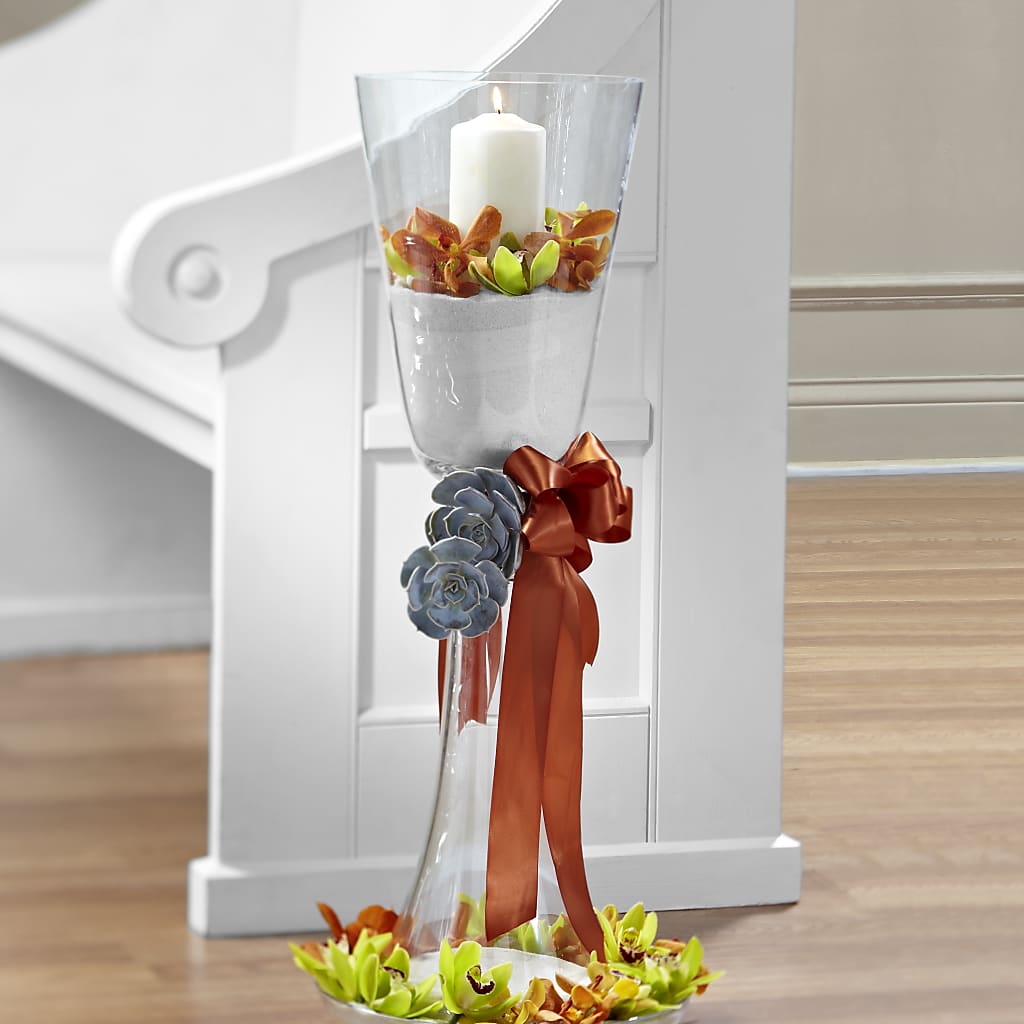 Matrimony Pew Decor – Roseland Floral Co Inc, Charlotte NC