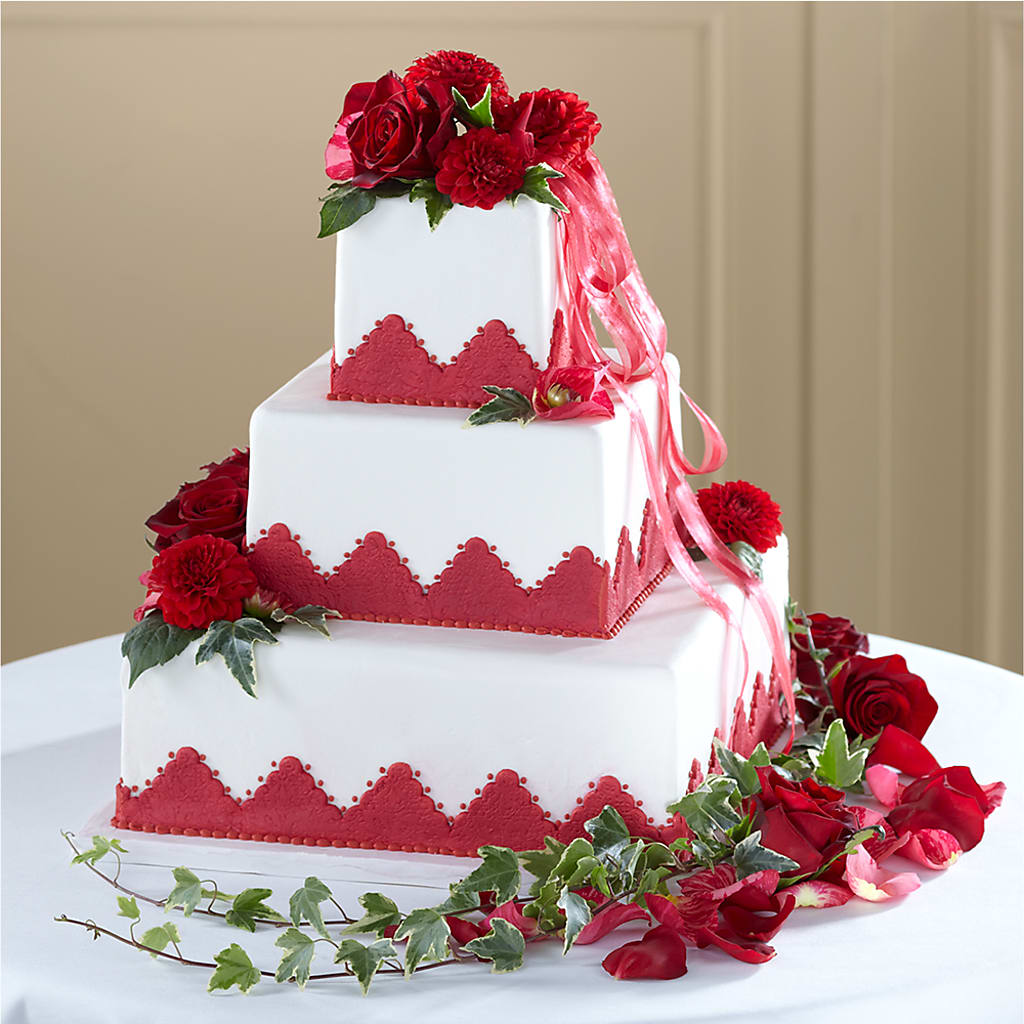 Forever Happiness Cake Decor – Roseland Floral Co Inc, Charlotte NC