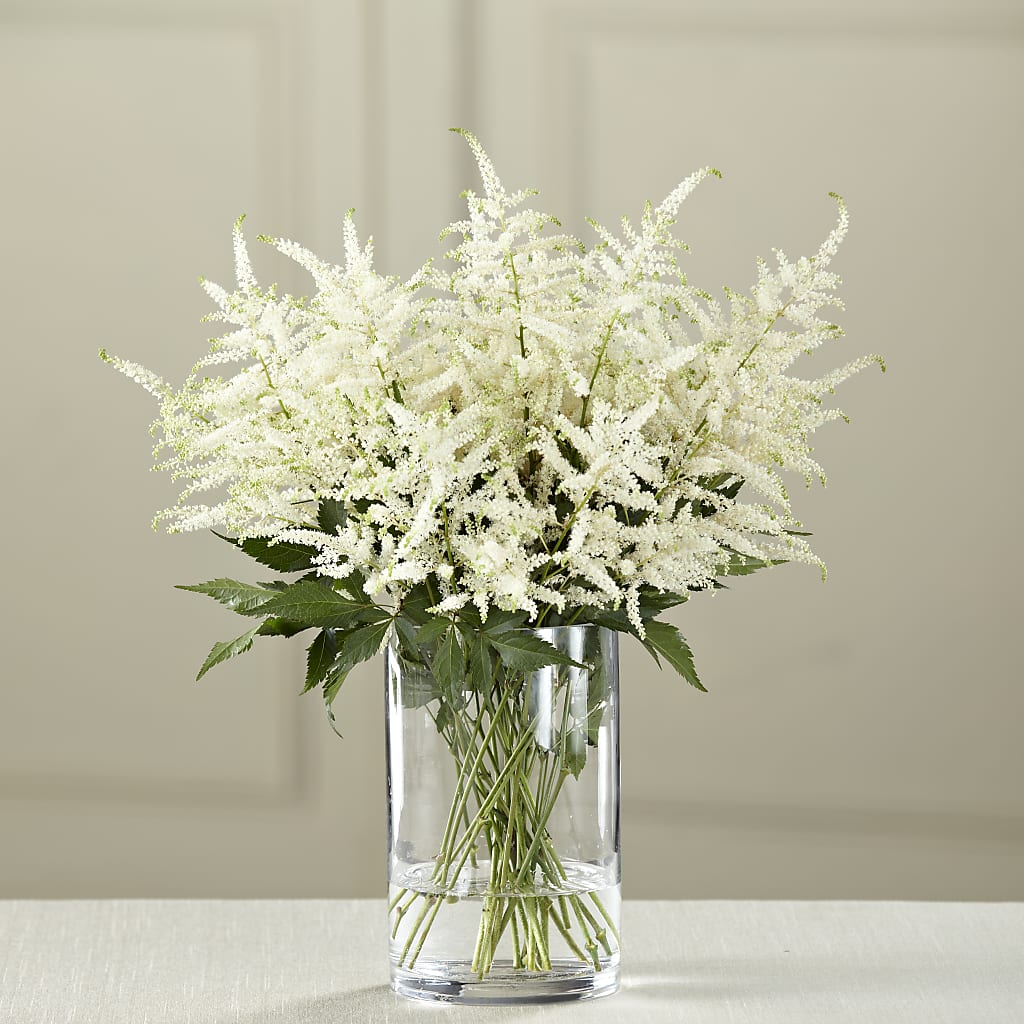 White Astilbe Bouquet – Roseland Floral Co Inc, Charlotte NC