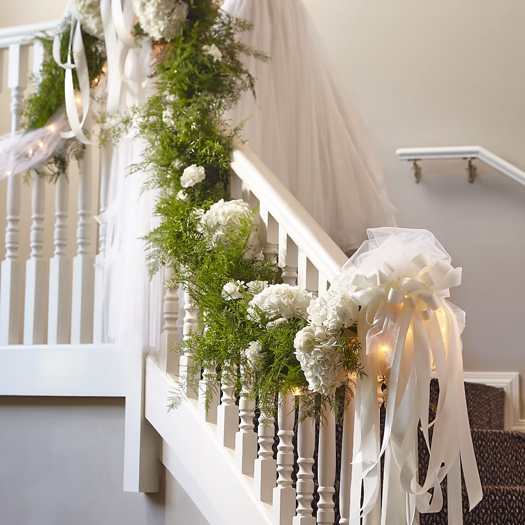 Champagne Dreams Garland – Roseland Floral Co Inc, Charlotte NC