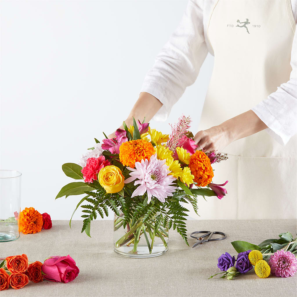 Feast of Color – A Florist Original –  Roseland Floral Co Inc, Charlotte NC