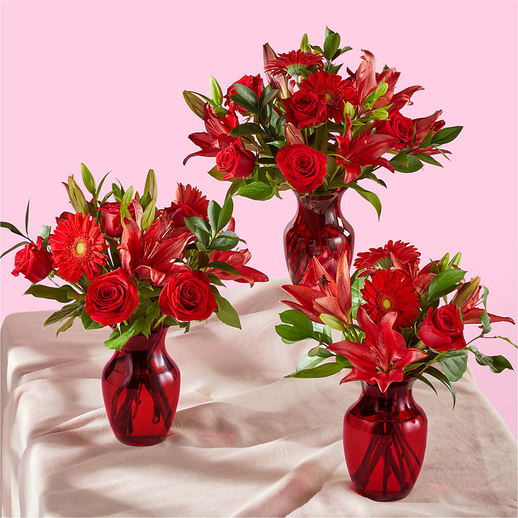 Burnin' Love Bouquet –  Roseland Floral Co Inc, Charlotte NC
