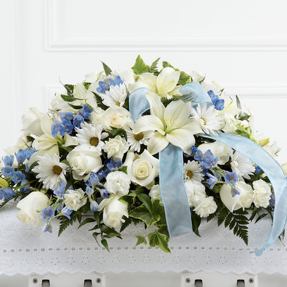 Tender Treasure Casket Spray –  Roseland Floral Co Inc, Charlotte NC