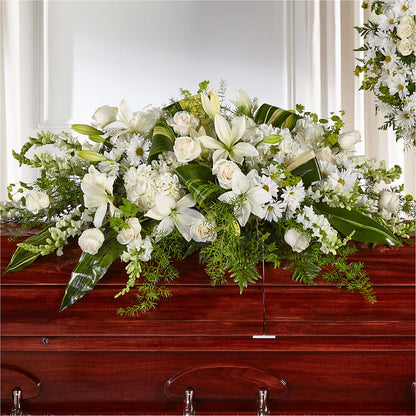 Abundance Casket Spray –  Roseland Floral Co Inc, Charlotte NC