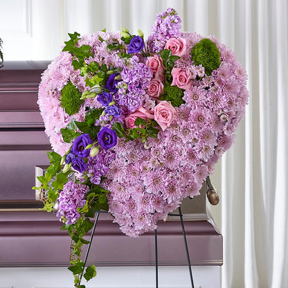 Treasured Love Standing Heart –  Roseland Floral Co Inc, Charlotte NC