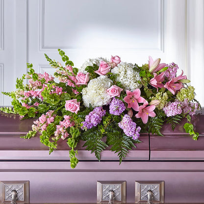 Life's Gratitude Casket Spray –  Roseland Floral Co Inc, Charlotte NC