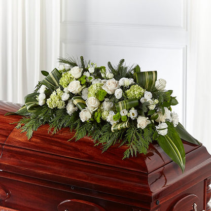Hopeful Gesture Casket Spray –  Roseland Floral Co Inc, Charlotte NC