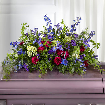 Always Treasured Casket Spray –  Roseland Floral Co Inc, Charlotte NC