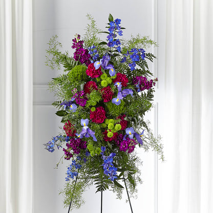 Heavenly Skies Standing Spray –  Roseland Floral Co Inc, Charlotte NC