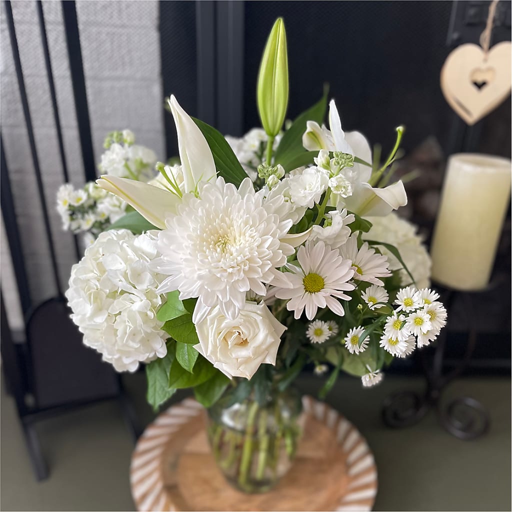 Classic Ivory – A Florist Original –  Roseland Floral Co Inc, Charlotte NC