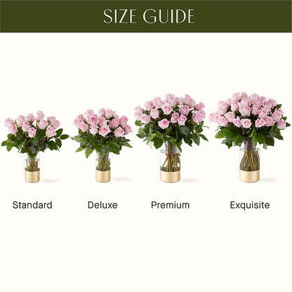 Picture Perfect Pink Rose Bouquet –  Roseland Floral Co Inc, Charlotte NC