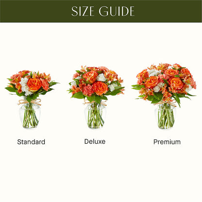 Apricot Glow Bouquet –  Roseland Floral Co Inc, Charlotte NC