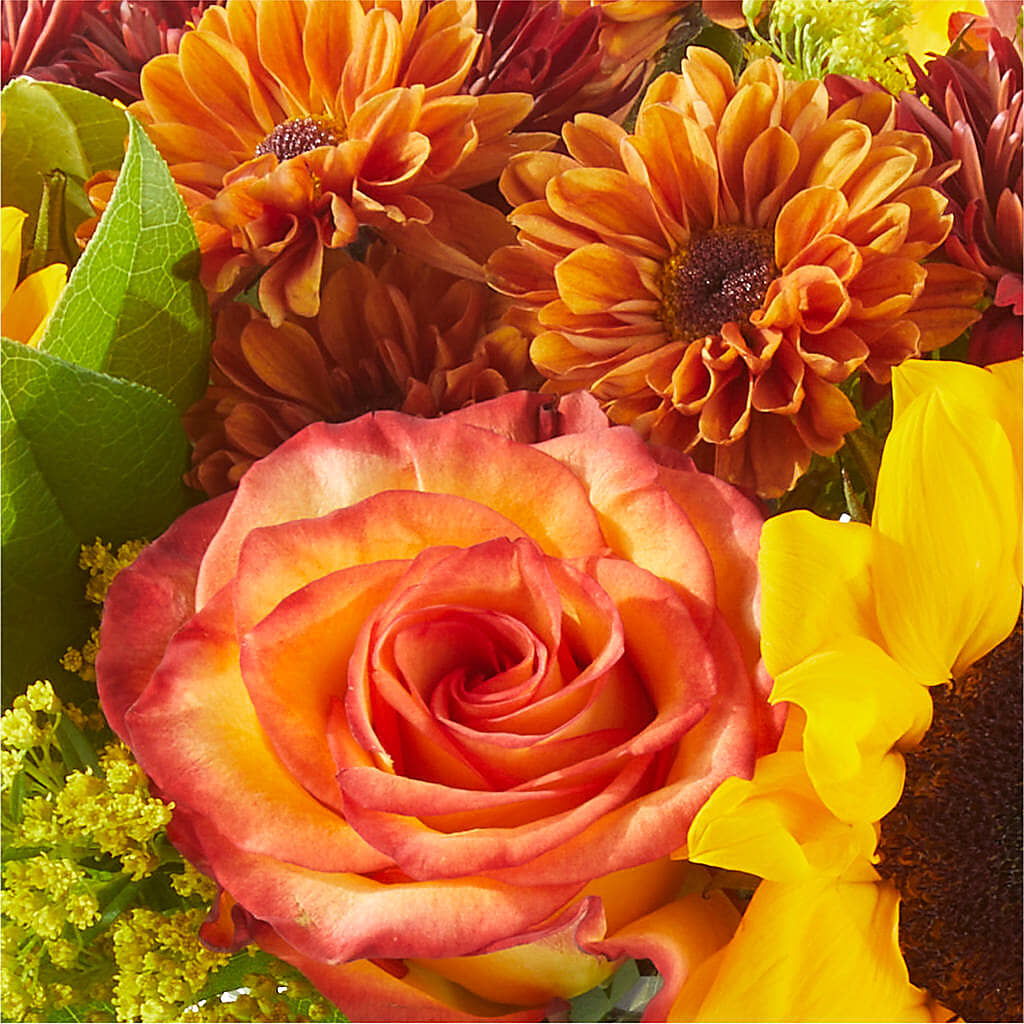 Flannel Scarf Bouquet –  Roseland Floral Co Inc, Charlotte NC