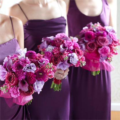 Bridesmaid's Garden Bouquet –  Roseland Floral Co Inc, Charlotte NC