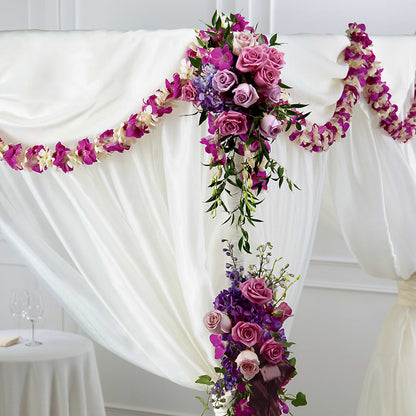 Color & Light Chuppah Decor –  Roseland Floral Co Inc, Charlotte NC
